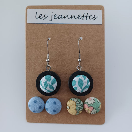 Jeannettes 18mm noires