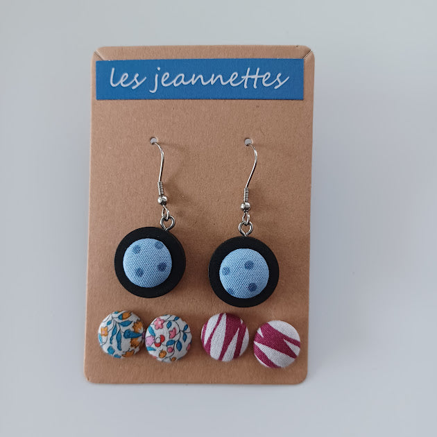 Jeannettes 18mm noires